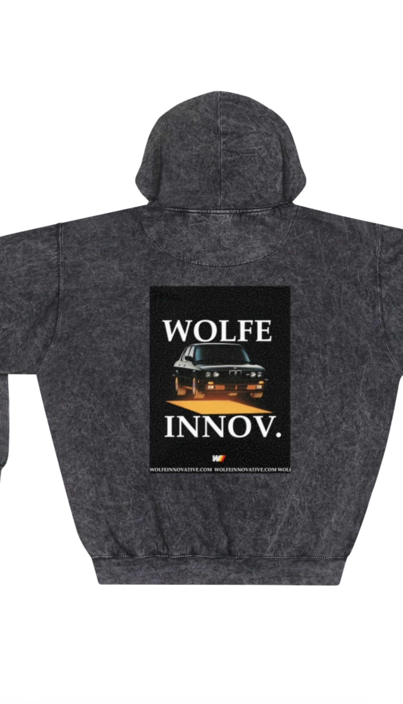 ‘RETRO WOLFE’ Mineral Wash Hoodie